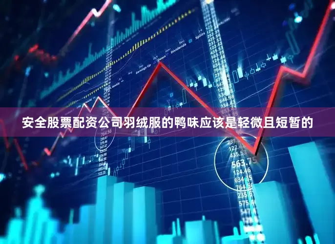 安全股票配资公司羽绒服的鸭味应该是轻微且短暂的